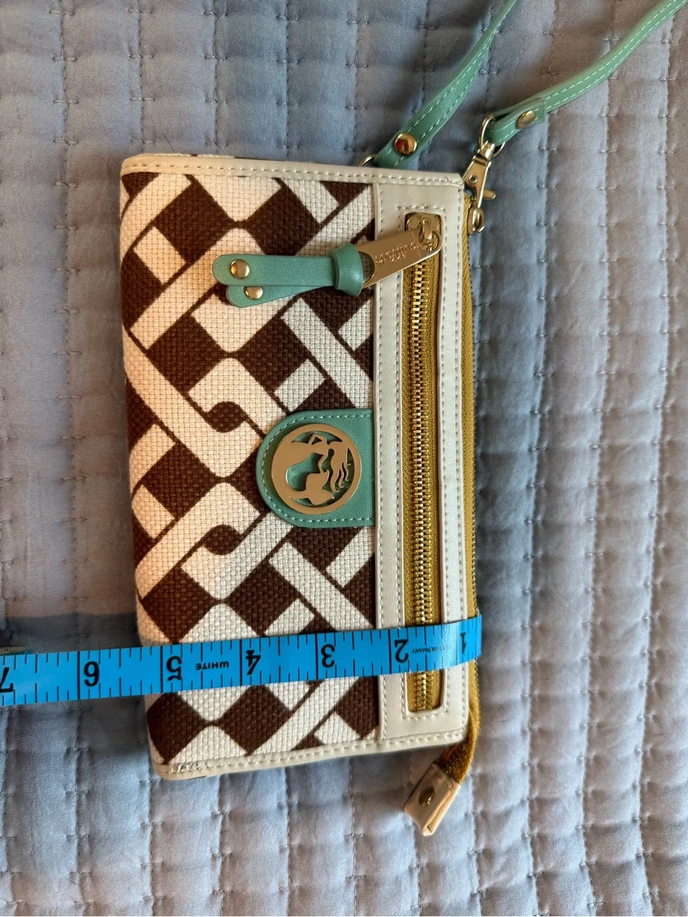 Spartina 449 canvas wristlet
